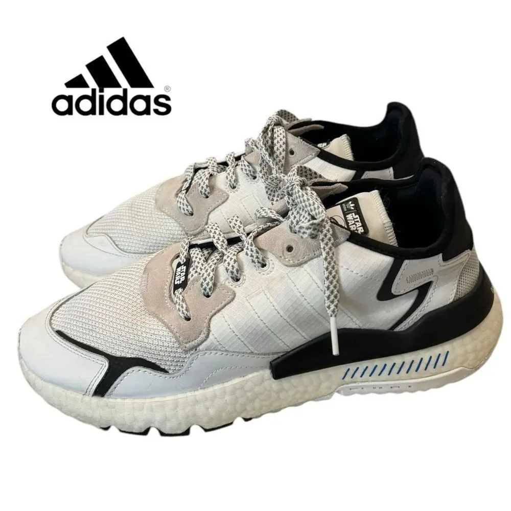 Adidas Men's Star Wars x Nite Jogger 'Storm Trooper' Collab Sneakers 12